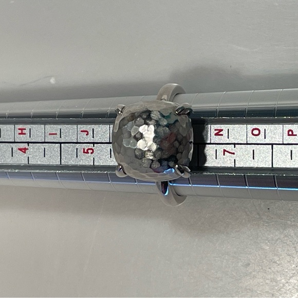 Tiffany & Co. Sugar Stacks Large Hammered Silver Dome Ring - Picture 4 of 4